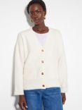 Monsoon Vicki V-Neck Cardigan, Cream