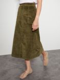 Monsoon Malika Corduroy Midi Skirt