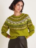 Monsoon Fern Fair Isle Wool Blend Jumper