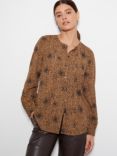 Monsoon Nala Print Blouse, Tan/Black