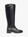 NeroGiardini Leather Riding Boots, Black