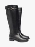 NeroGiardini Leather Riding Boots, Black