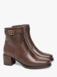 NeroGiardini Leather Smart Ankle Boots, Brown