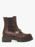 NeroGiardini Leather Snaffle Chelsea Boots, Brown