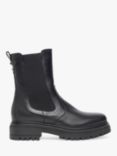 NeroGiardini Leather Zip Chelsea Boots, Black