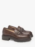 NeroGiardini Leather Snaffle Loafers, Tan