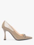 NeroGiardini Patent Leather Heeled Pointed Courts, Green