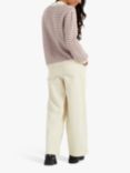 Chinti & Parker Freya Wool Cashmere Cardigan, Cream/Multi