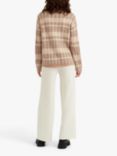 Chinti & Parker Dora Stripe Wool Cashmere Jumper, Cream/Multi