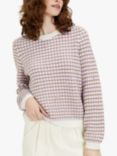 Chinti & Parker Freya Wool Cashmere Jumper, Cream/Multi