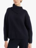 Chinti & Parker Asymmetric Roll Neck Cashmere Jumper