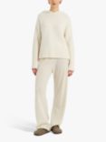 Chinti & Parker Oversized Cashmere Hoodie, Cream