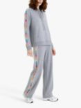 Chinti & Parker Little Miss Wool Cashmere Joggers, Grey/Multi