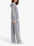 Chinti & Parker Little Miss Wool Cashmere Joggers, Grey/Multi