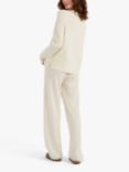 Chinti & Parker Boxy Pure Cashmere Jumper, Cream