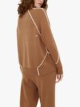 Chinti & Parker Jeanne Wool Cashmere Jumper, Soft Camel/Cream