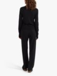 Chinti & Parker Roll Neck Merino Wool Jumper, Black