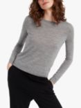 Chinti & Parker Merino Wool Sweater, Grey Marl