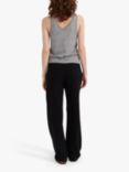 Chinti & Parker Merino Wool Vest Top, Grey Marl