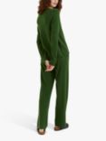 Chinti & Parker Boxy Cashmere Jumper, Moss