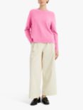 Chinti & Parker Boxy Cashmere Jumper, Nancy Pink