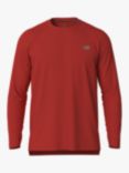 New Balance Athletics Long Sleeve Running Top, Red Heather