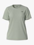 New Balance Sport Essentials Heathertech T-Shirt, Light Green