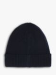 HUGO BOSS Kids' Rib Knit Beanie Hat, Navy