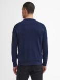 Barbour International Blades Crew Neck Jumper, Navy