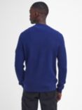 Barbour International Crawley Wool Blend Crew Neck Jumper, Royal Blue