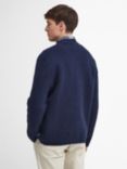 Barbour Langside Wool-Blend Cardigan, Navy