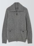 Barbour Paxton Zip Through Cardigan, Grey Marl