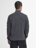 Barbour International Crawley Wool Blend Funnel Neck Jumper, Charcoal Marl