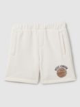 Reiss Kids' Arto Sweat Shorts, Off White