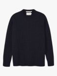 Peregrine Cable Crew Jumper, Navy