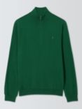 Polo Golf by Ralph Lauren Wool Blend Quarter Zip Jumper, New Forest/Navy Pp