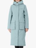 Didriksons Leya Long Parka Coat, Factory Blue