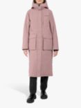 Didriksons Leya Long Parka Coat, Faded Wine