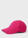 Crew Clothing Cotton Baseball Cap, Peach Pink