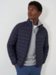 Crew Clothing Quilted Jacket, Navy Blue