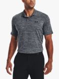 Under Armour Men's Performance Sports Polo Top, Pitch Gray/Black