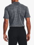 Under Armour Men's Performance Sports Polo Top, Pitch Gray/Black