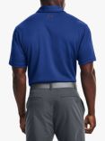 Under Armour Men's UA Tech  Polo Top, Graphite/Black, Tech Blue/Gray