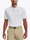 Under Armour Men's UA Tech  Polo Top, Graphite/Black, White/Graphite