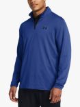 Under Armour MatchPlay Men's 1/4 Zip Long Sleeve Top, Tech Blue