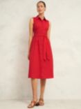 Hobbs Petite Sandra Dress, Begonia Red