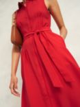 Hobbs Petite Sandra Dress, Begonia Red