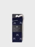 Crew Clothing Bamboo Blend Ankle Socks, Pack of 3, Navy Blue, One Size