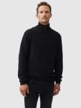 Rodd & Gunn Merrick Bay Half Zip Knit, Onyx