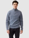 Rodd & Gunn Robbies Road Lambswool Knit Sweater, Surf